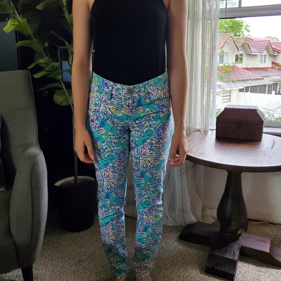 Lilly Pulitzer Skinny Crop Jeans NWT - Picture 2 of 7